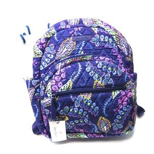 essential compact backpack vera bradley